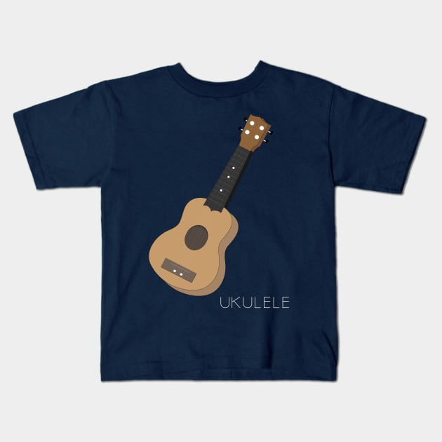 Ukulele Kids T-Shirt by SayMeowNow